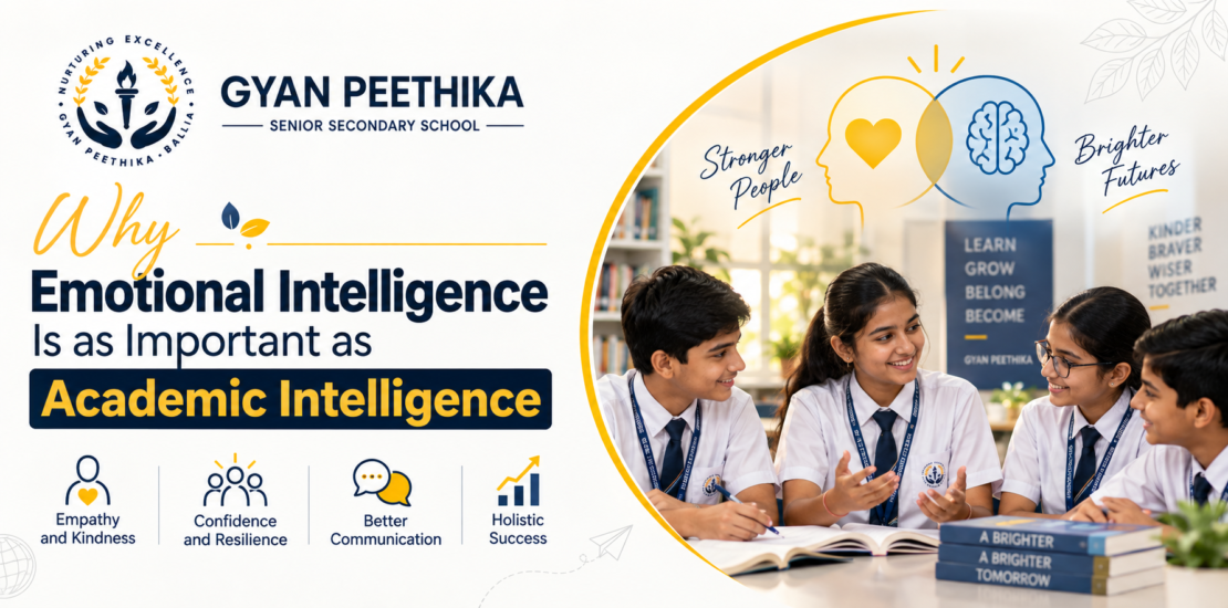 Students at Gyan Peethika Senior Secondary School developing emotional intelligence through communication, empathy, confidence, teamwork, and collaborative learning.